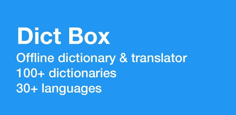Dict Box v8.9.7 MOD APK (Premium Unlocked)