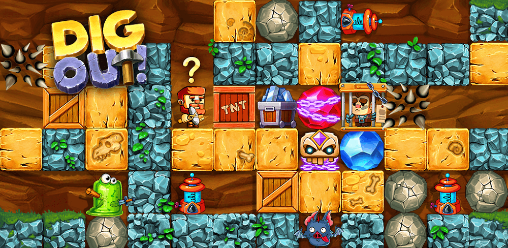 Dig Out! Gold Digger Adventure v2.47.5 MOD APK (Free Shopping)