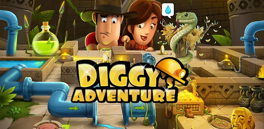 Diggy's Adventure: Puzzle Tomb MOD APK V2.12.2 (Menu, Game Speeds)
