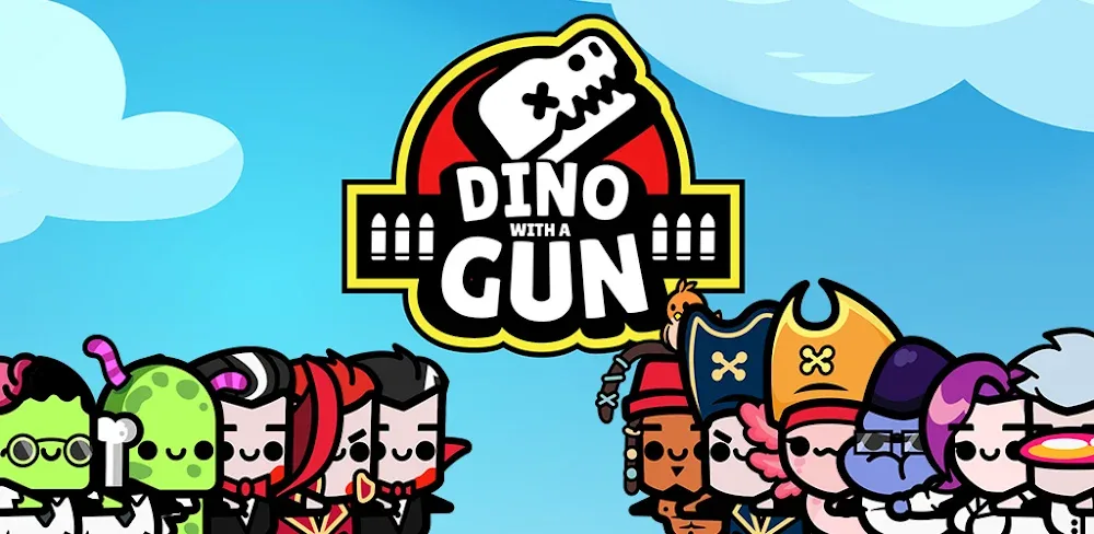 Dino with a Gun MOD APK V0.92.1 (INCREASED COINS, INCREASED DIAMONDS)