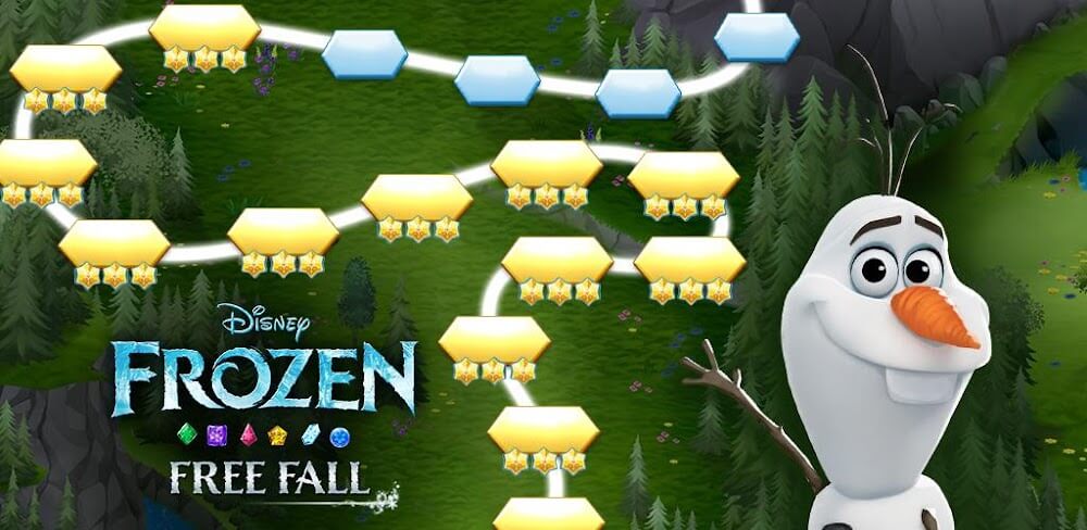 Disney Frozen Free Fall v14.5.2 MOD APK (Unlimited Snowballs, Move)