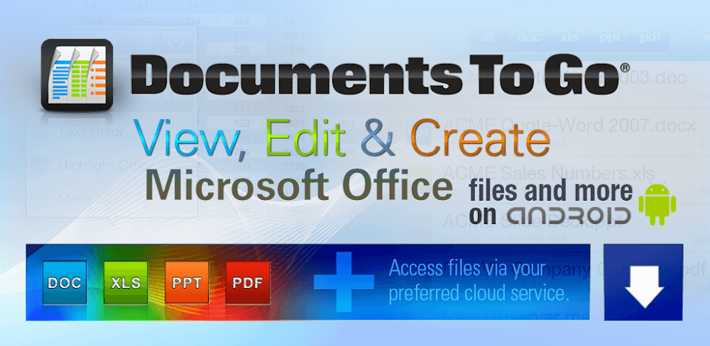Docs To Go v4.004 MOD APK (Premium Unlocked)