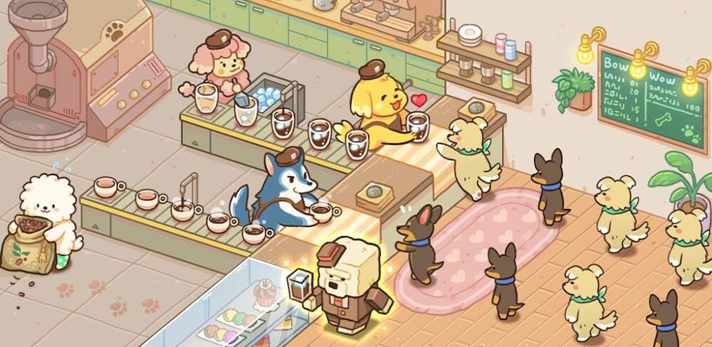 Dog Cafe Tycoon v1.0.27 MOD APK (Unlimited Gems, VIP Enabled)