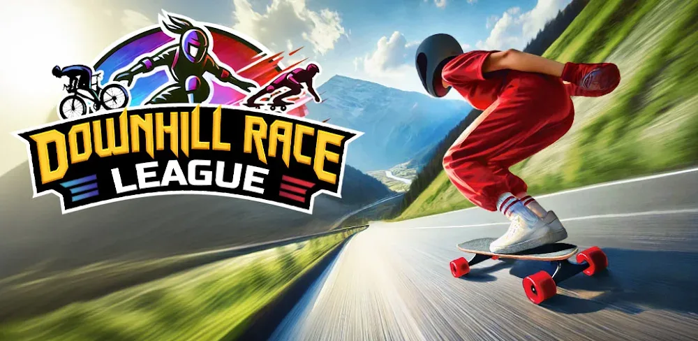 Downhill Race League v0.12.1 MOD APK (Menu, Unlimited Coins, Gems, Tickets)