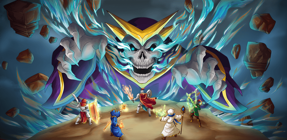 Dunidle: Pixel AFK Idle RPG v9.0.6 MOD APK (Enemy Always 1/Unlimited Skill Points)