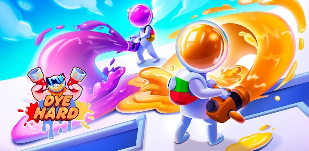 Dye Hard - Color War v1.0.383 MOD APK (Unlimited Coins, Gems, Remove ADS)