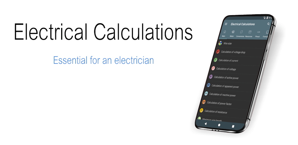 Electrical Calculations v11.0.4 MOD APK (Premium Unlocked)
