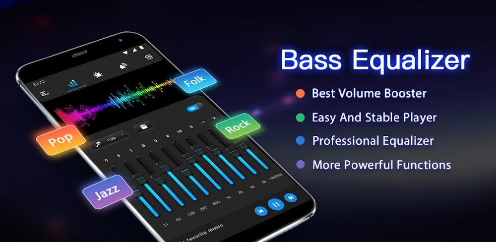 Equalizer & Bass Booster Pro v1.9.1 APK (Paid)