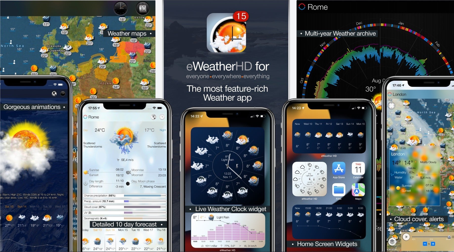 eWeather HD v9.3.4 MOD APK (Premium Unlocked)