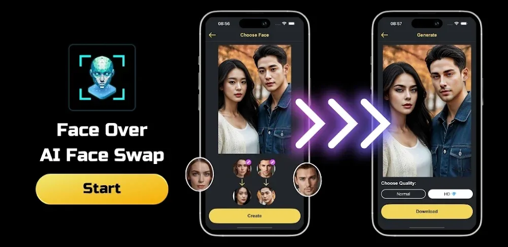 Face Over v105.0 MOD APK (Premium Unlocked)