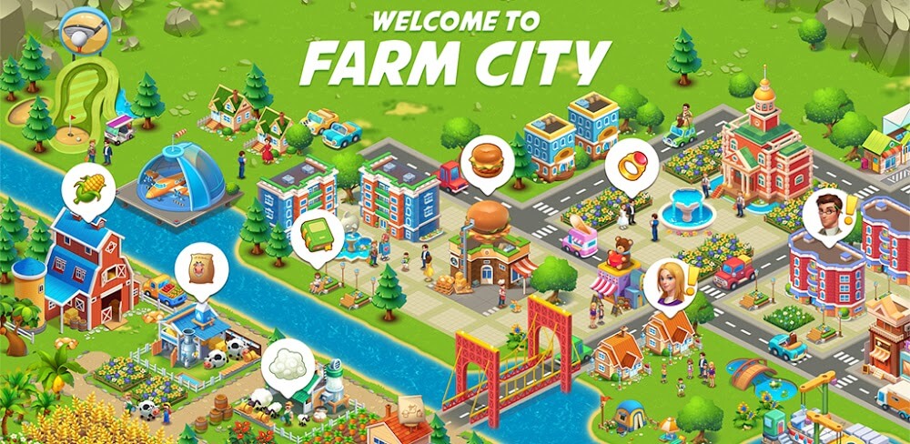 Farm City v2.10.69 MOD APK (Unlimited Gold, Cash)