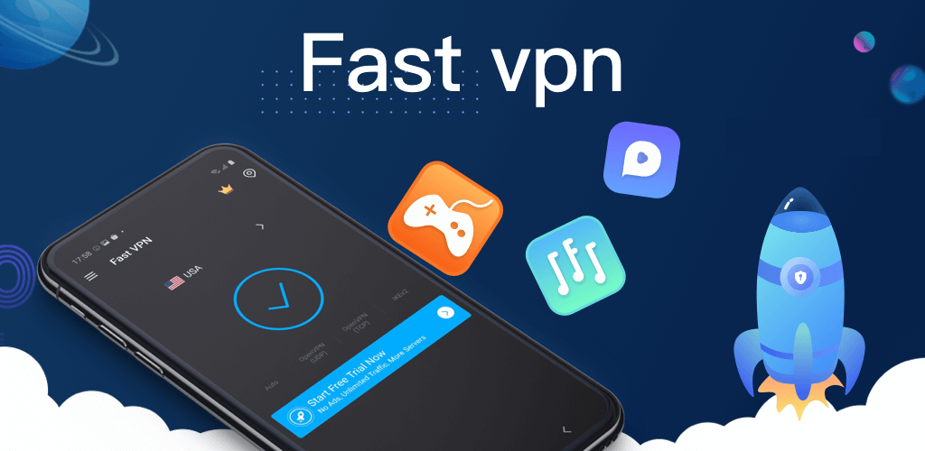 Fast VPN v5.2.1 APK + MOD (VIP Unlocked)