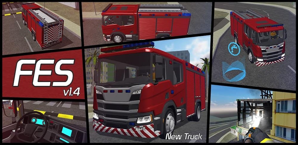 Fire Engine Simulator v1.4.10 MOD APK (Unlimited Money, No ADS)