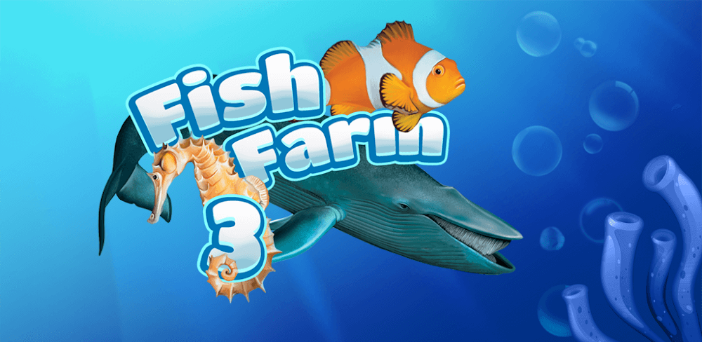Fish Farm 3 - Aquarium v1.18.8.7180 MOD APK (Unlimited Money, XP, Menu)