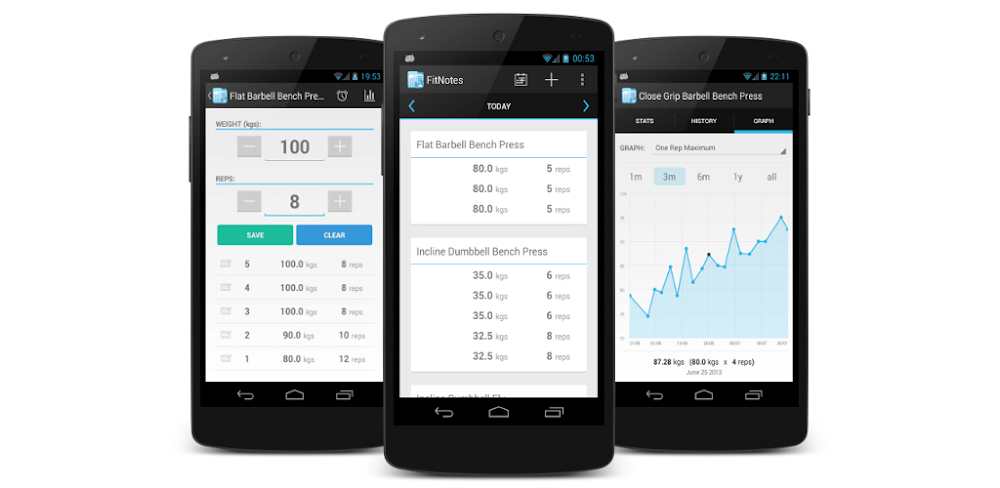 FitNotes v25.0 MOD APK (Pro Unlocked)