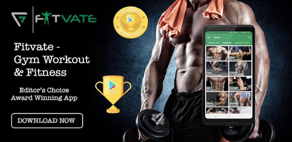 Fitvate v9.5 MOD APK (Premium Unlocked)