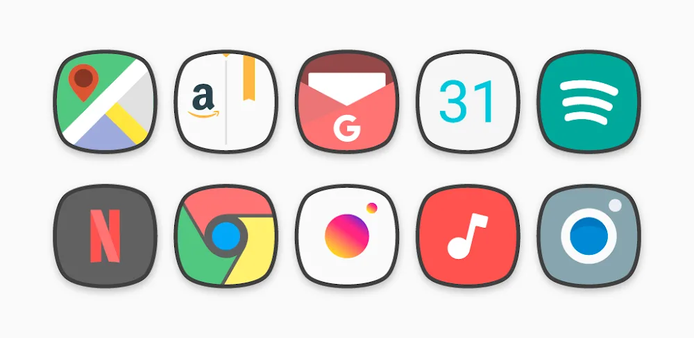 Flat Squircle - Icon Pack v6.2 APK (Full Version)