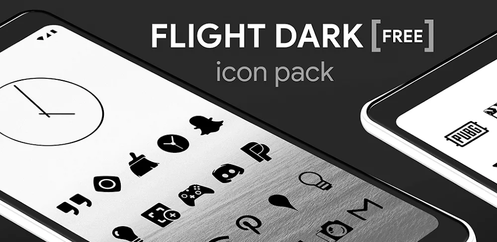 Flight Dark Pro - Icon Pack v3.6.7 APK (Full Version)
