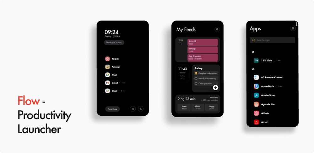 Flow Minimalist Launcher v32 MOD APK (Premium Unlocked)