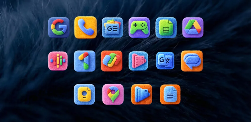 Fluffy 3D Plush Icon Pack v1.0.3 APK (Full Version)