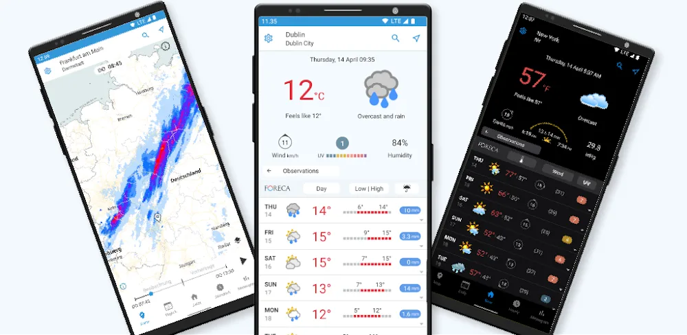 Foreca Weather & Radar v4.76.4 MOD APK (Premium Unlocked)
