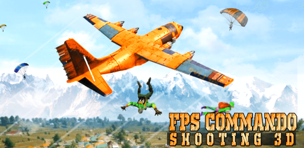 FPS Commando Shooting 3D v1.5 MOD APK (God Mode, One Hit, Speed)