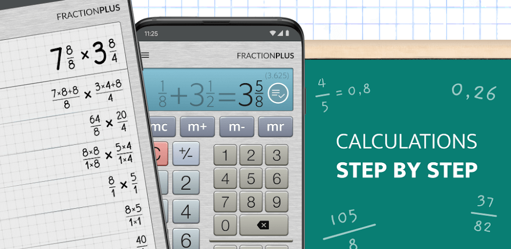 Fraction Calculator Plus v6.1.5 MOD APK (Premium Unlocked)