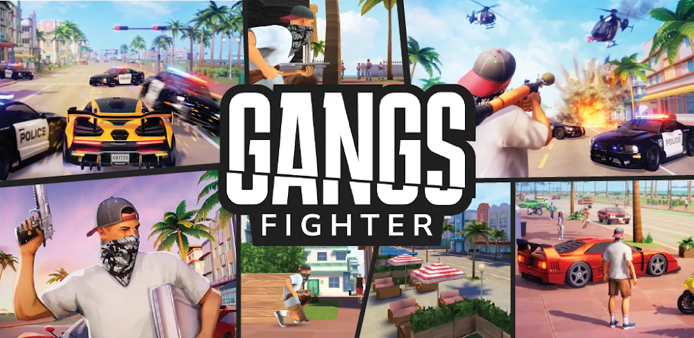 Gangs Fighter: Vice Island v0.38.0 MOD APK (Menu, Unlimited Cash)