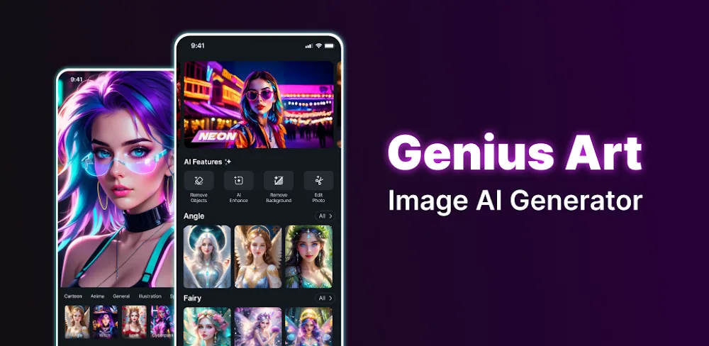 Genius Art: Image AI Generator v1.5.4_20251227 MOD APK (Premium Unlocked)