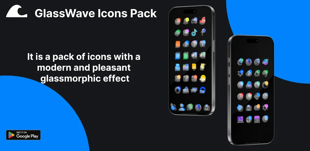 GlassWave Icons Pack v2.2 APK (Full Version)