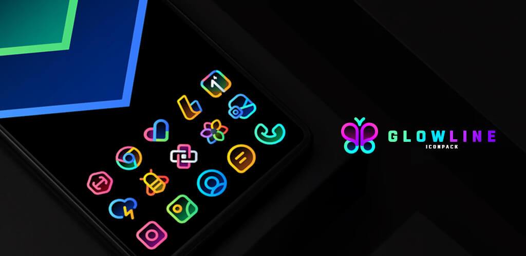 GlowLine Icon Pack v4.1 APK (Patched)