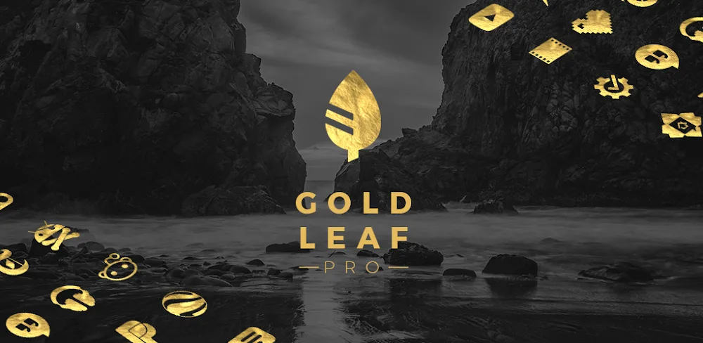 Gold Leaf Pro - Icon Pack v3.6.7 APK (Full Version)