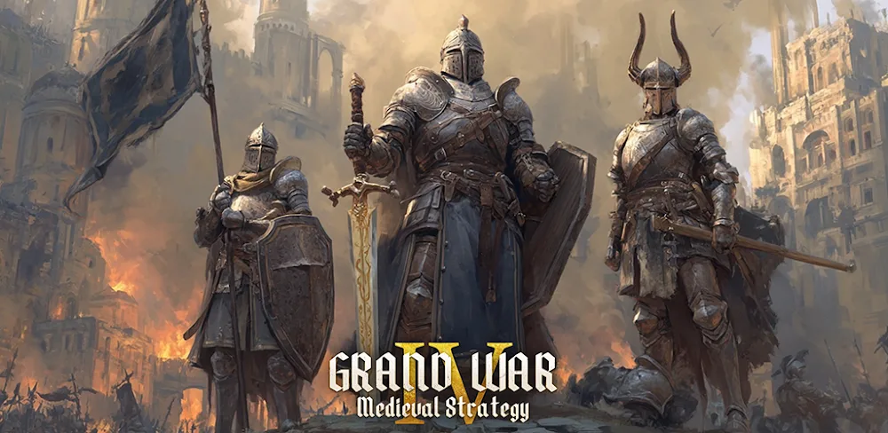 Grand War 4: Medieval Strategy v0.3.20 MOD APK (Free Purchase)