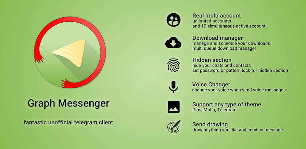 Graph MessengervT11.8.6  MOD APK (Optimized/Lite)