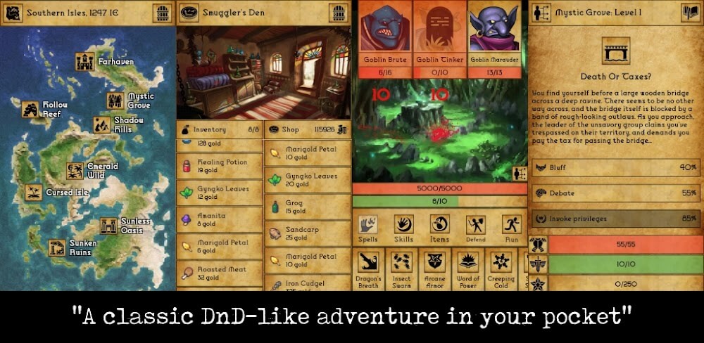 Grim Tides v1.1.14 MOD APK (Free Purchase)