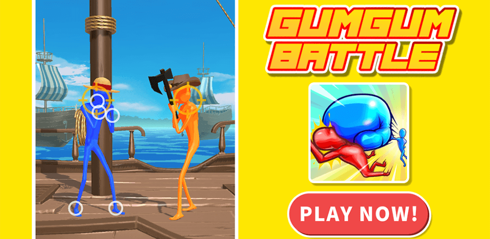 Gum Gum Battle v0.2.36 MOD APK (Menu, Unlimited Resources. God Mode, No ADS)