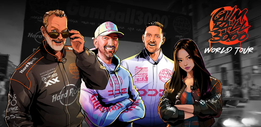Gumball 3000: World Tour v1.93.0 MOD APK (Free Purchases)
