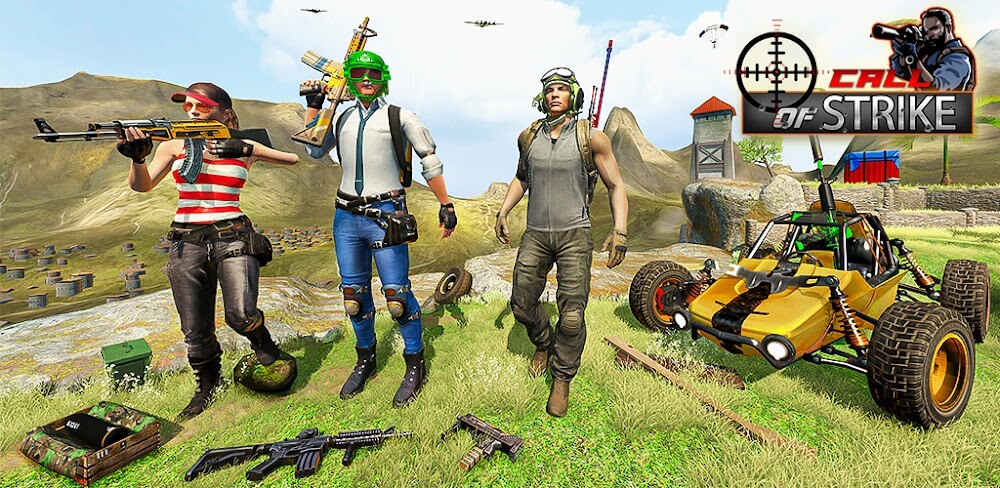 Gun Strike: Fps Shooting Games MOD APK v6.3 (God Mode, Dumb Enemy)