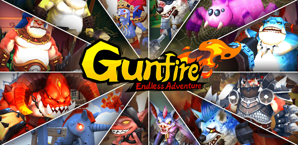 Gunfire: Endless Adventure v1.0.17 MOD APK (God Mode, One Hit, Money)