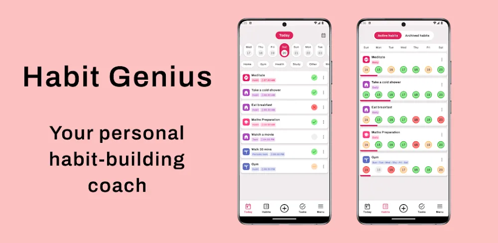 Habit Tracker - HabitGenius v3.1.3 MOD APK (Premium Unlocked)