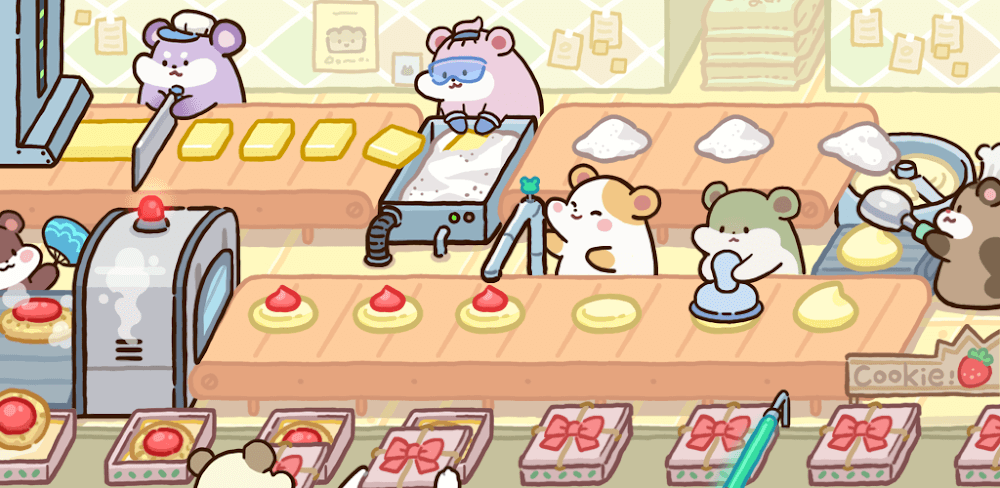 Hamster Cookie Factory v1.19.12MOD APK (Unlimited Money, Tickets)