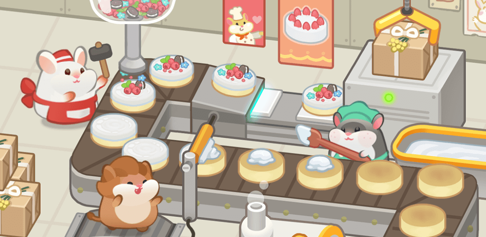 Hamster Tycoon Game - Cake Factory v1.0.62 MOD APK (Unlimited Cash)
