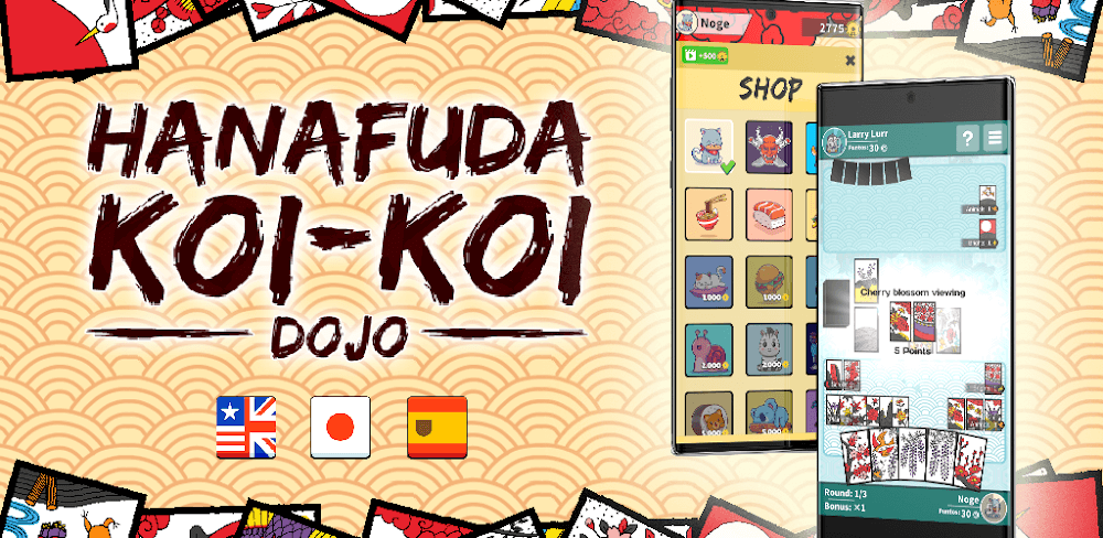 Hanafuda Koi-koi Dojo v1.6.4 MOD APK (Unlimited Gold)