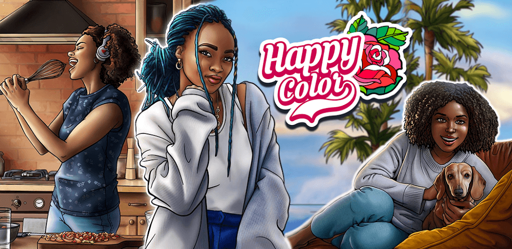 Happy Color v2.21.6 MOD APK (Premium Unlocked, Unlimited Tips, No Ads)