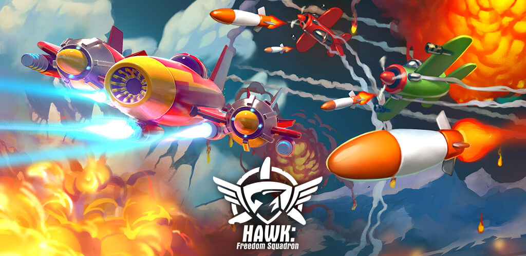 HAWK: Airplane Space v42.3.31527 MOD APK (Multi Damage, Defense)