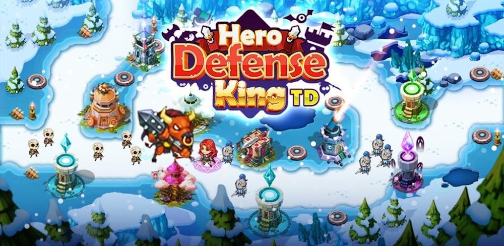 Hero Defense King v1.0.44 MOD APK (Unlimited Diamonds)