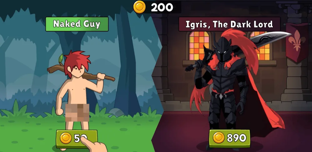 Hero Hero Clicker v2.66 MOD APK (Menu, Unlimited Diamonds)