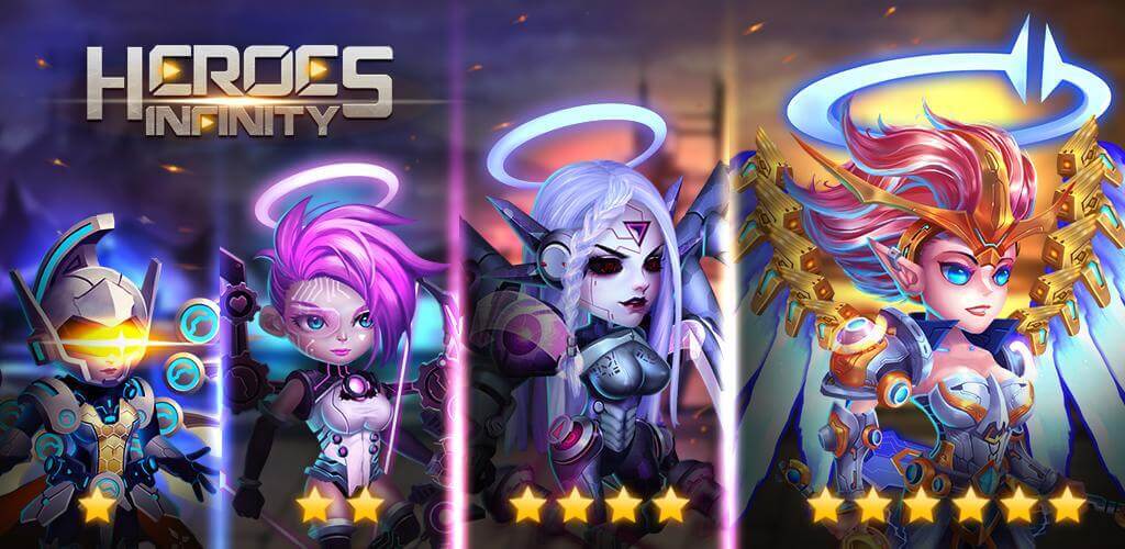 Heroes Infinity v1.38.0 MOD APK (Unlimited Money, Diamond)