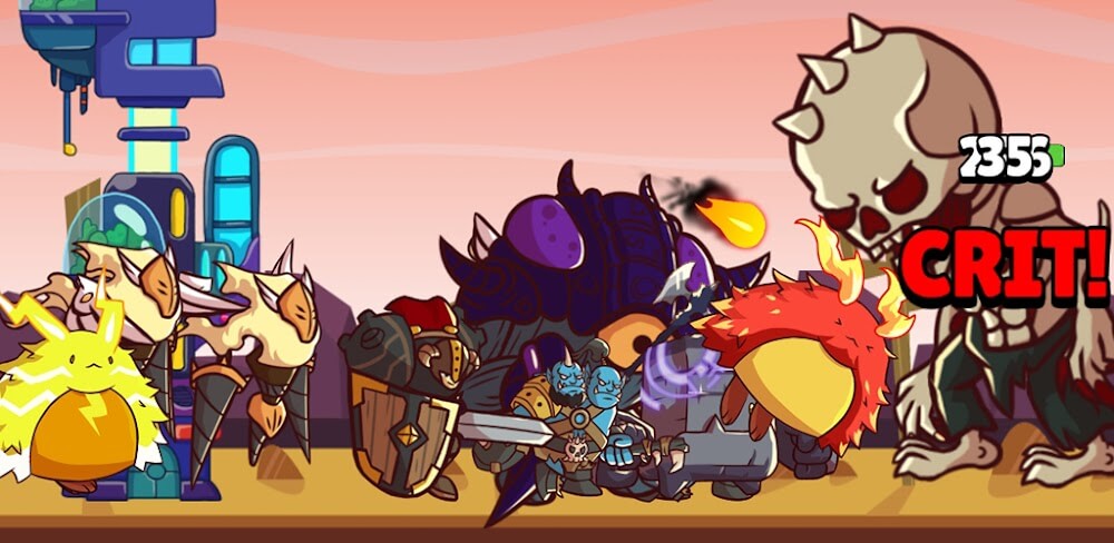 Heroes vs Monsters: Tower War v1.0.21 MOD APK (Unlimited Money)