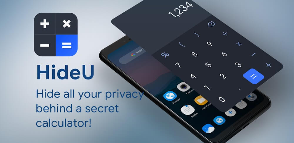 HideU: Calculator Lock v2.5.0 MOD APK (Pro unlocked)